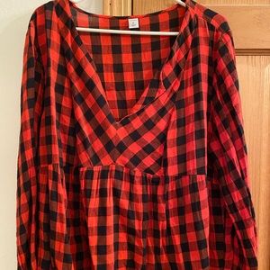 Buffalo Plaid Blouse